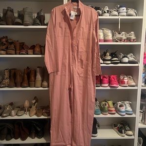 Pink jumpsuit-JW Signature for forever 21 size L